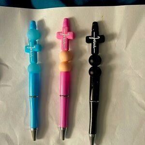 Novelty & Retractable Ballpoint Pen each pen has a quote “Faith”PRICED BUNDLE